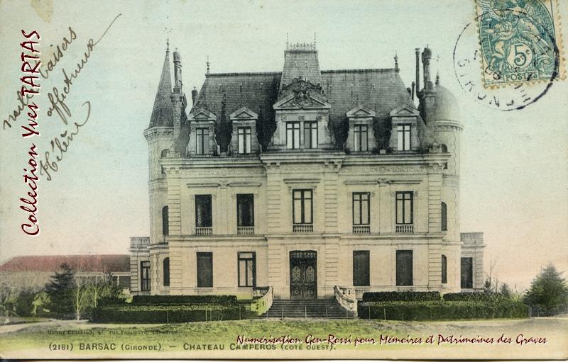 le château Camperos à Barsac